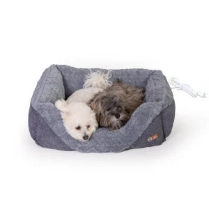 K&H Pet Products Thermo-Pet Lounge Sleeper Indoor Heated Dog Bed