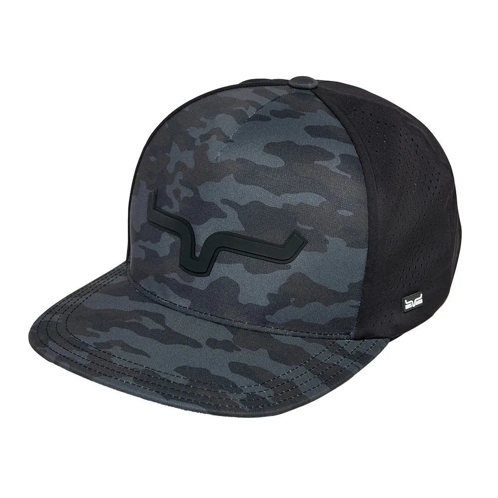 Kimes Ranch Men's Black Camo Estrada Cap - Image 2
