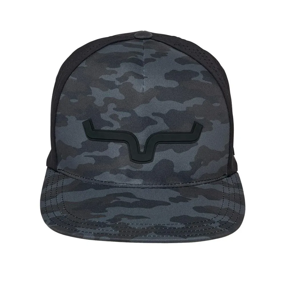 Kimes Ranch Men's Black Camo Estrada Cap