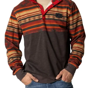 Kimes Ranch Men's Brown 1/4 Pullover