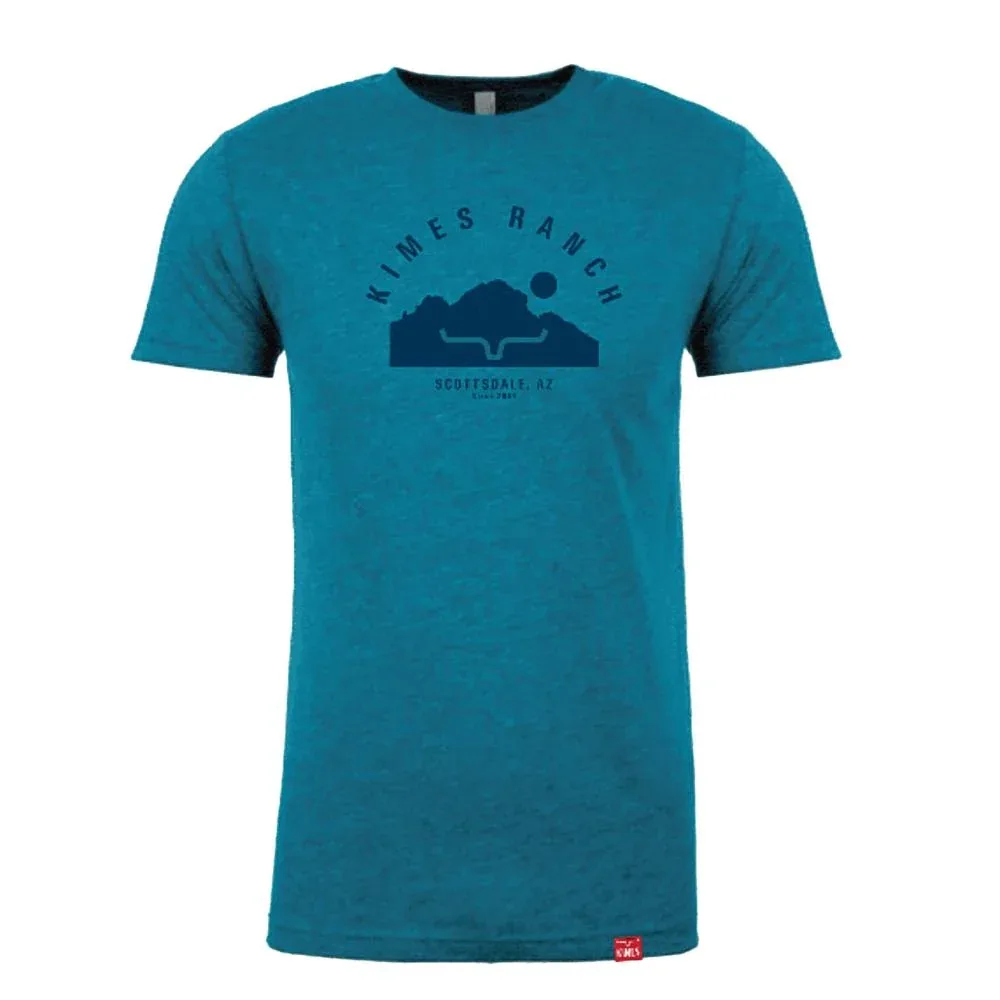 Kimes Ranch Mens Camelback Teal Tee