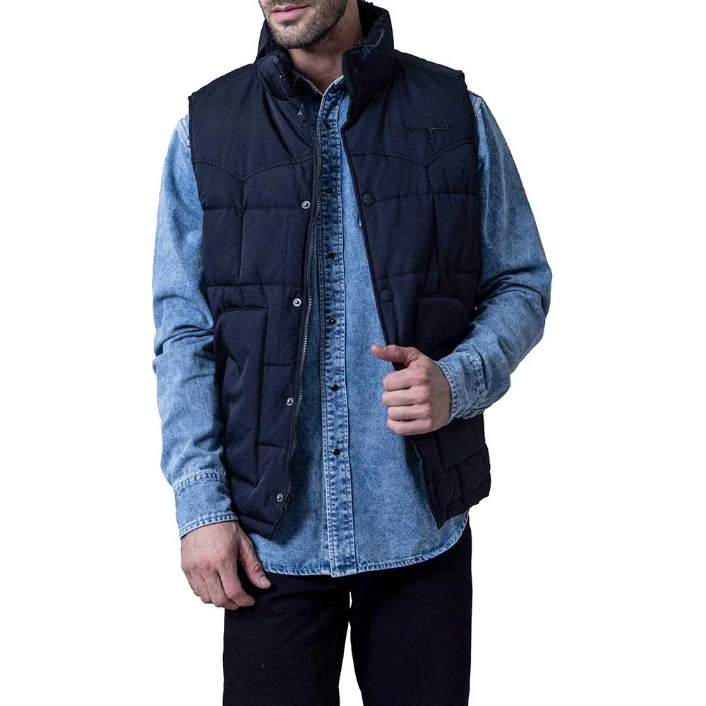 Kimes Ranch Men's Muir Trail Black Vest