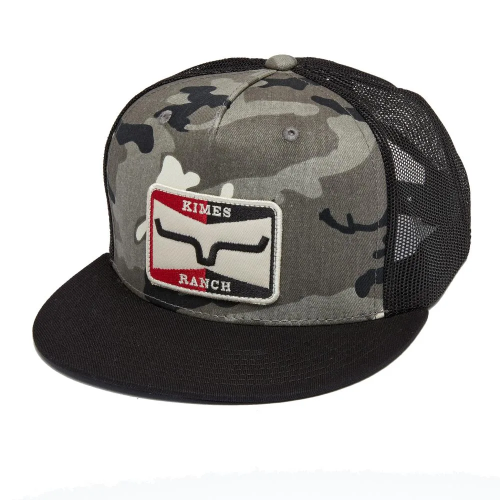 Kimes Ranch Sparky Camo Trucker Cap