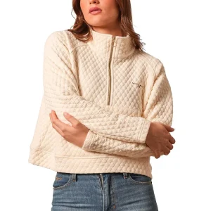 Kimes Ranch Women's Natural Rita 1/4 Zip Pullover