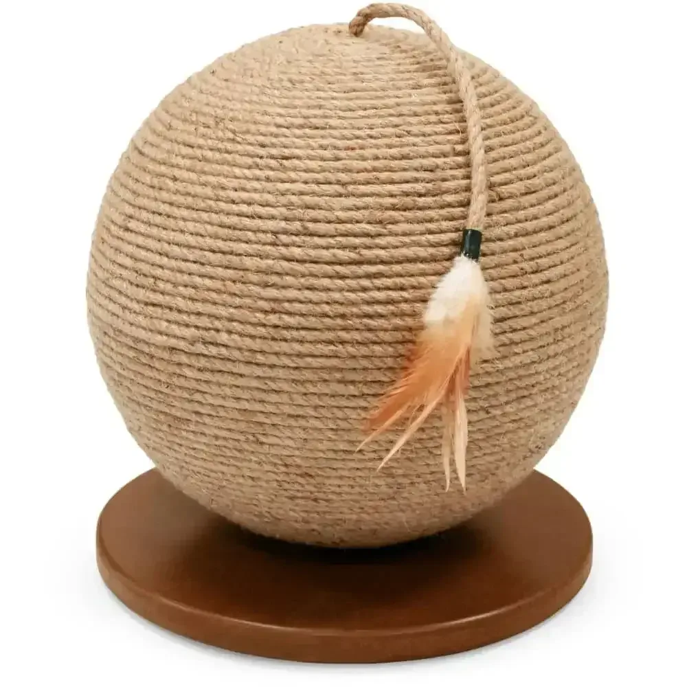 Kitty Power Paws Sphere Scratching Post 13" H