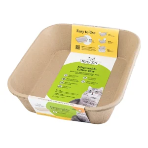 Kitty Sift® Disposable Jumbo Litter Box, Made W/ Eco-Friendly Material, Replace Every 3 Weeks- 3 Ct