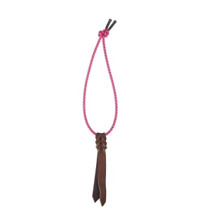 Kk Leathers Neon Pink Pinstripe Rope Bungee Strap