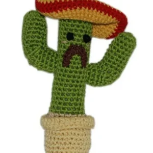 KNIT KNACKS | Cactus Organic Knit Toy