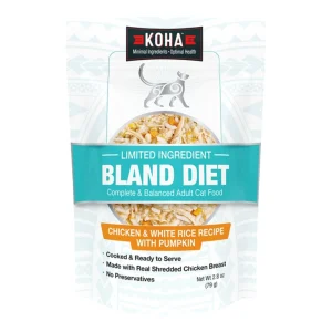 Koha Cat Bland Diet Chicken & Rice, 2.8 oz each, Case of 24