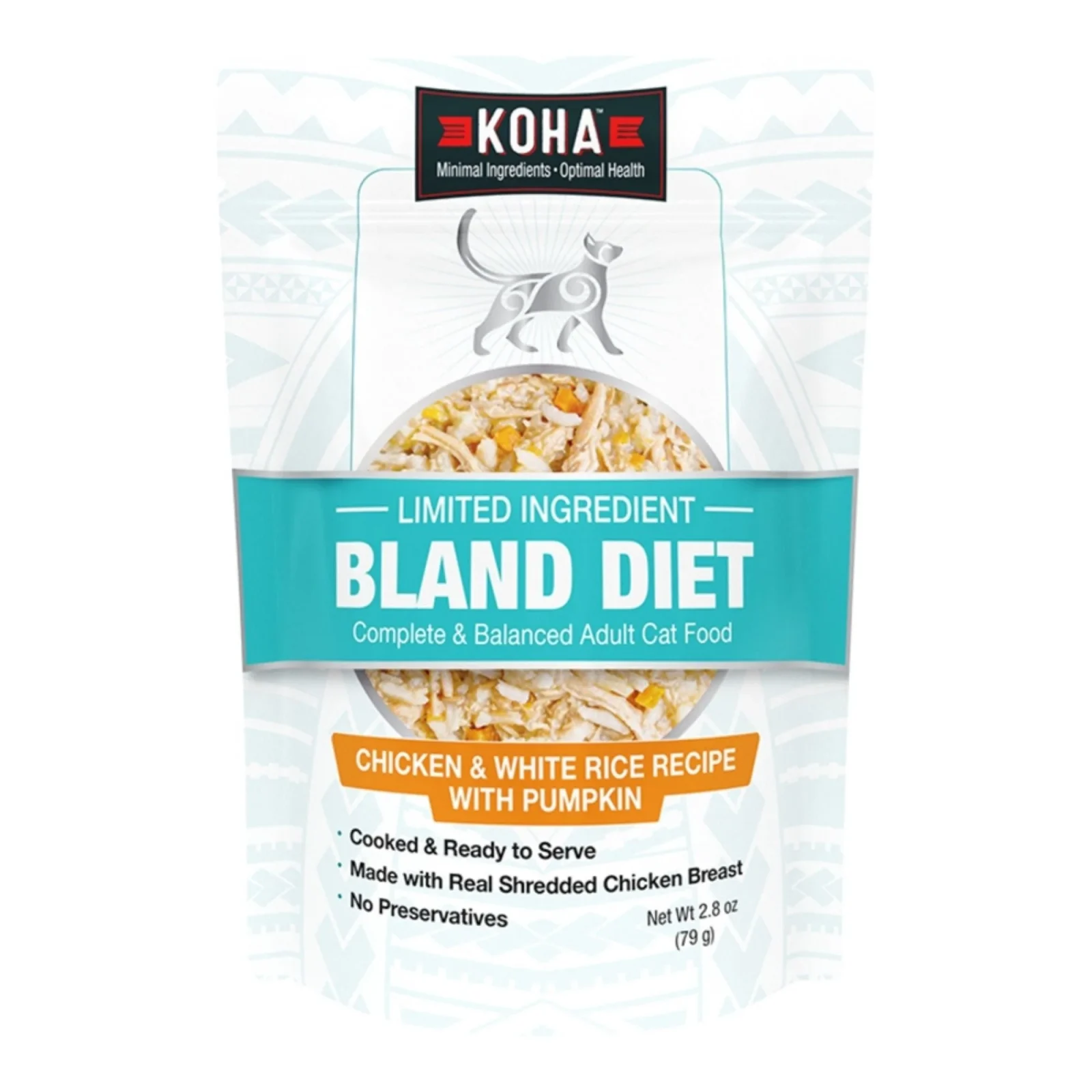 Koha Cat Bland Diet Chicken & Rice, 2.8 oz each, Case of 24