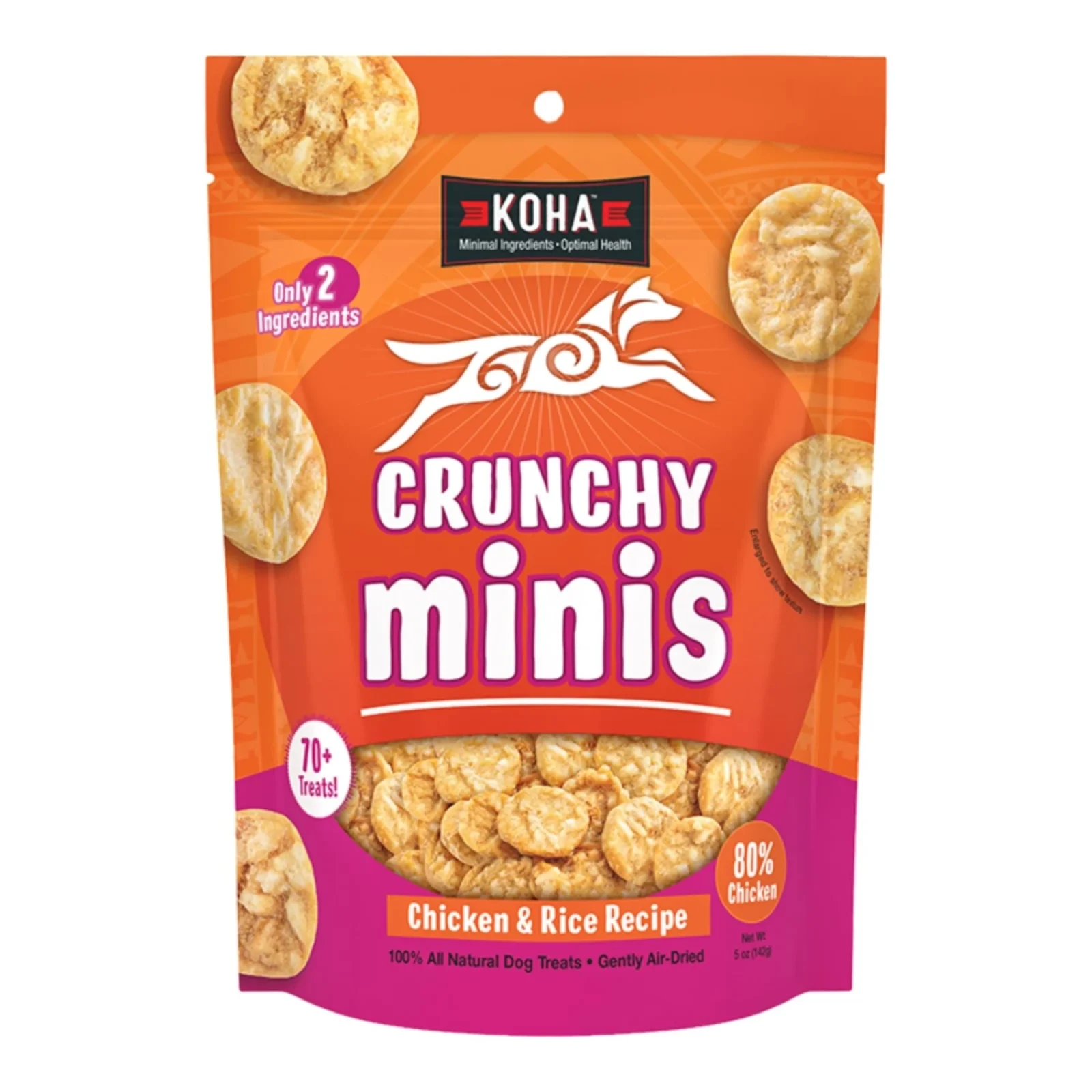 Koha Dog Crunchy Minis Chicken Treats, 5oz