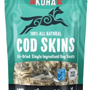 Koha Dog Grain Free Air Dried Cod Skins 2.5oz.