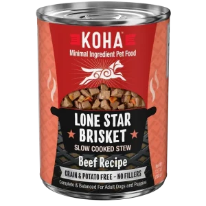 Koha Dog Grain Free Lone Star Stew 12.7oz. (Case of 12)