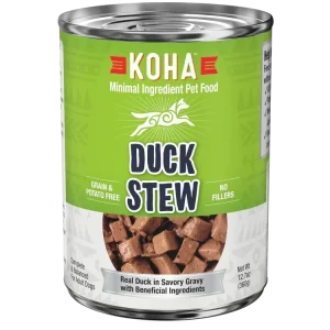 Koha Dog Grain Free Stew Duck 12.7oz. (Case of 12)