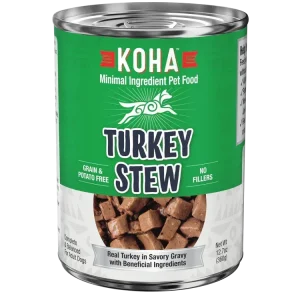 Koha Dog Grain Free Stew Turkey 12.7oz. (Case of 12)
