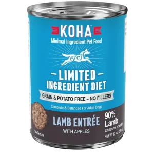 Koha Dog Limited Ingredient Grain Free 90% Lamb 13oz. (Case of 12)