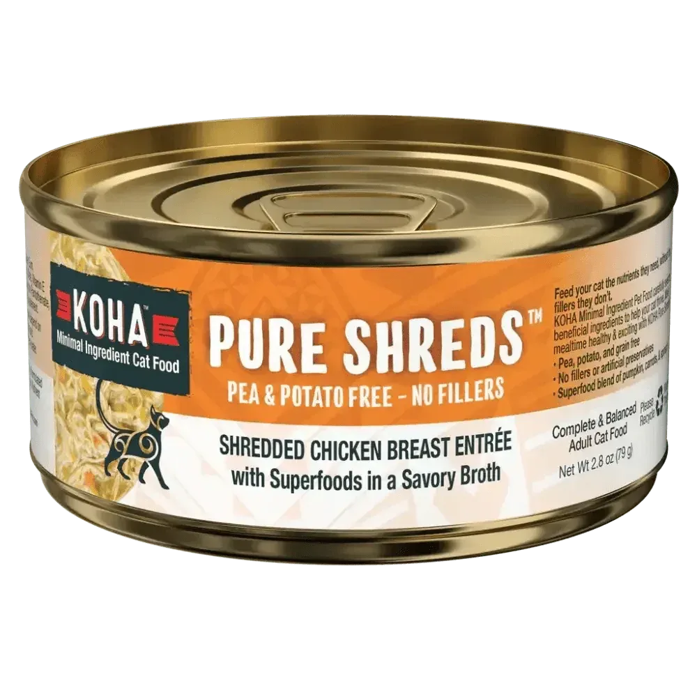KOHA Pure Shreds Shredded Chicken Breast Entrée for Cats
