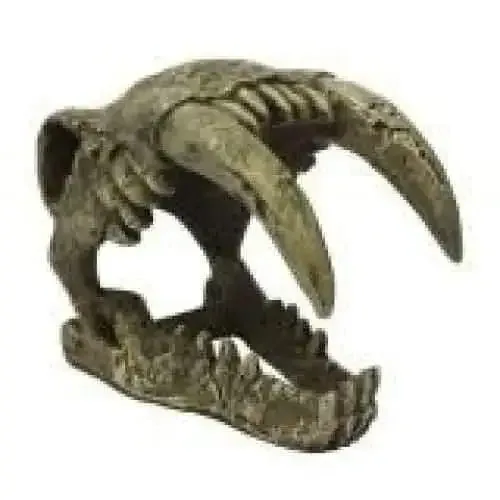 Komodo Larger Saber Tooth Reptile Hideout Saber Tooth Tiger Gray 1ea/Large