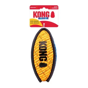 KONG Armor Football Dog Toy Assorted Medium