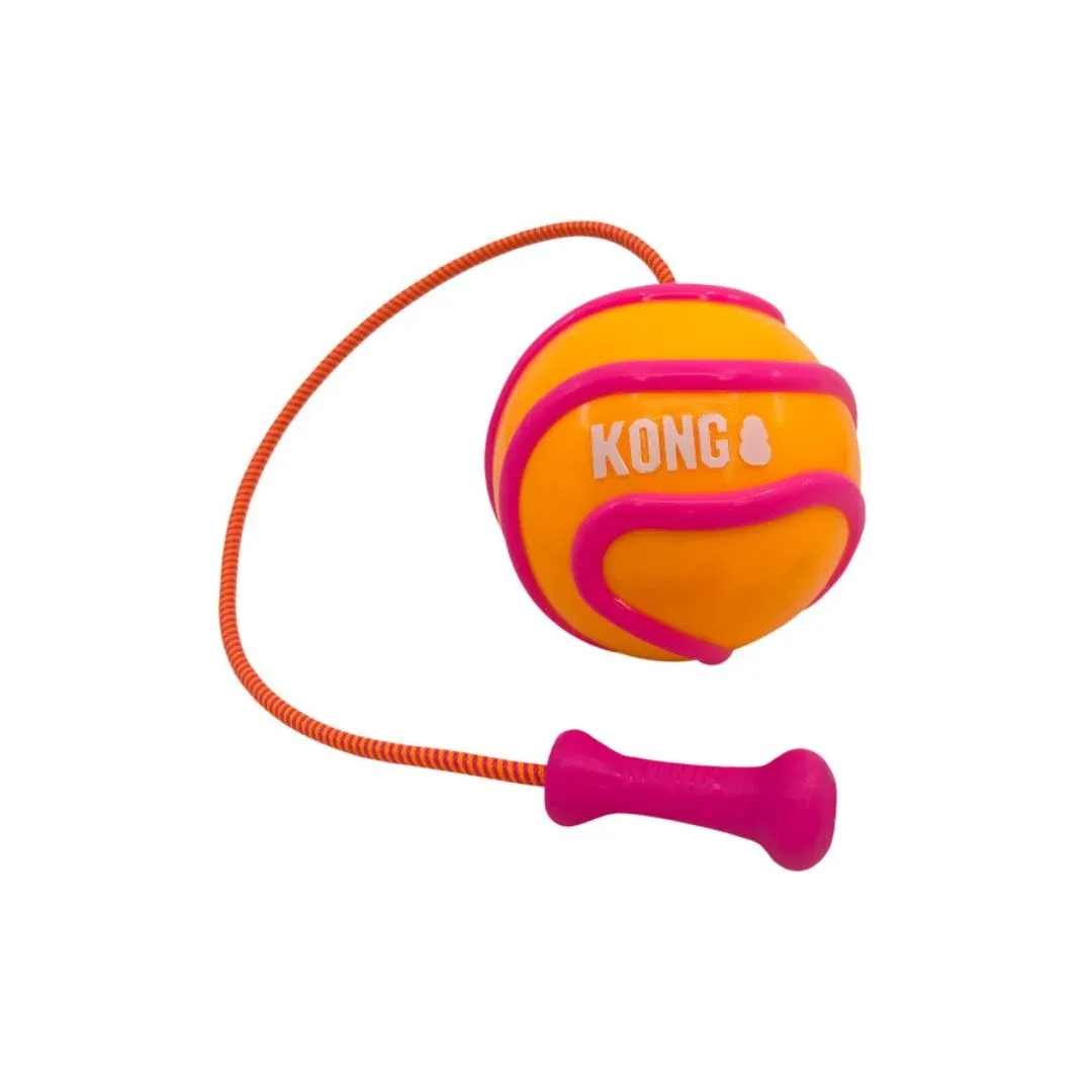 KONG Bunji High-Viz Ball Dog Toy Assorted Large - Image 2
