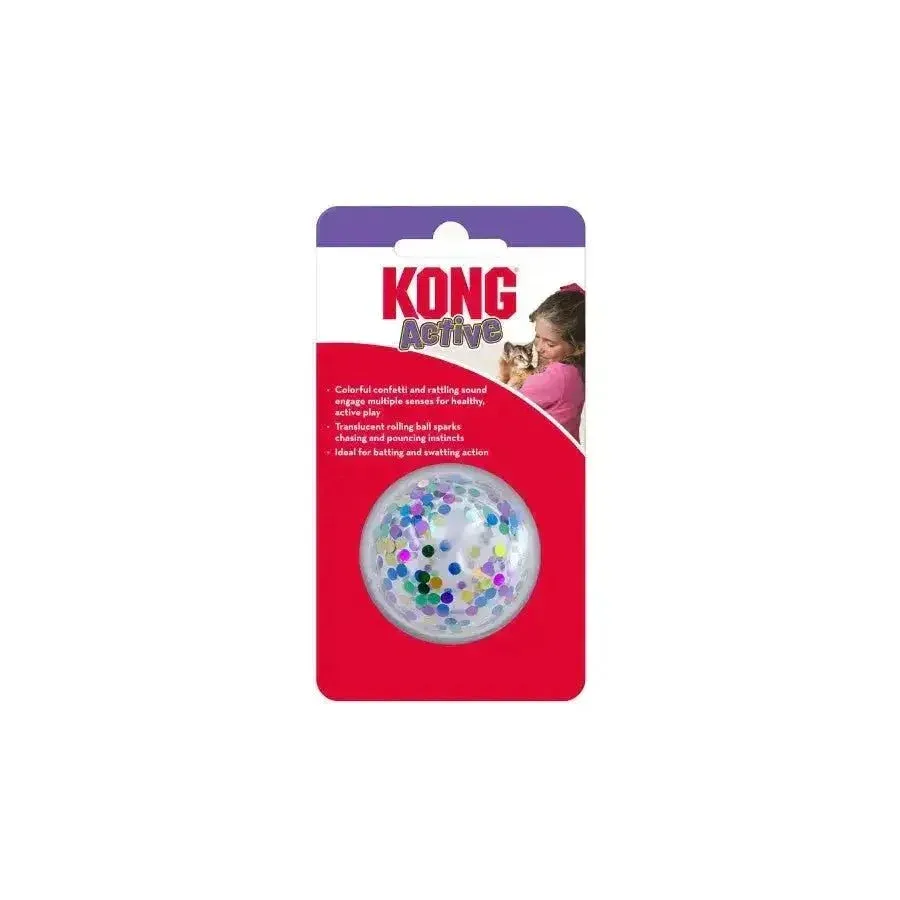 Kong Cat Active Confetti Ball Cat Toy