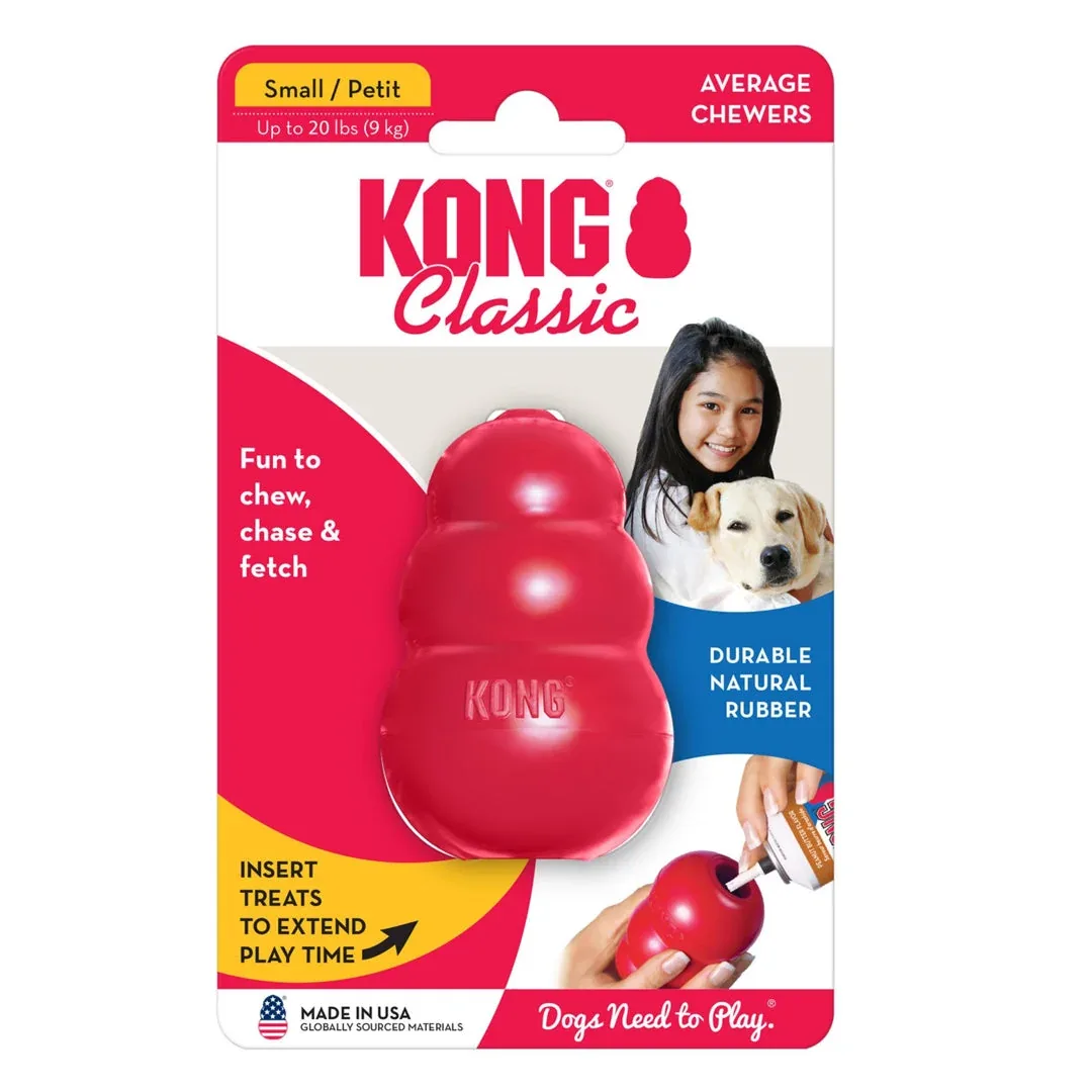 KONG Classic Dog Toy Red Small - Image 2