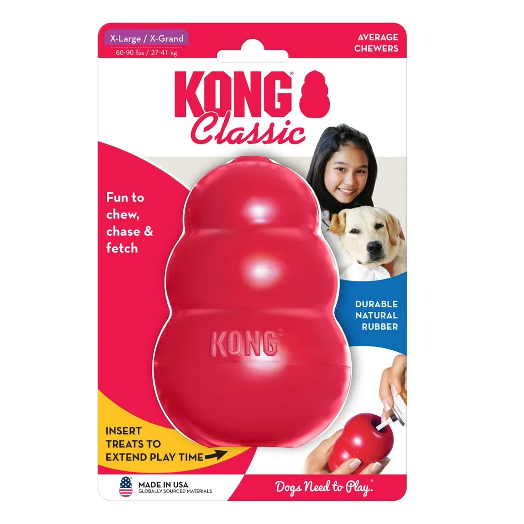 KONG Classic Dog Toy Red X-Large - Image 2