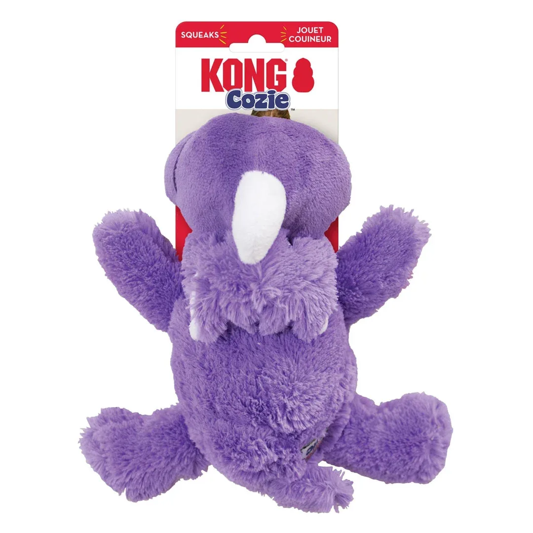KONG Cozie Plush Dog Toy Rosie Rhino Medium - Image 2