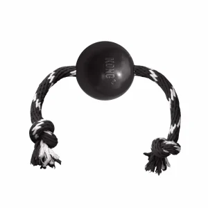 KONG Extreme Ball with Rope Dog Toy Large