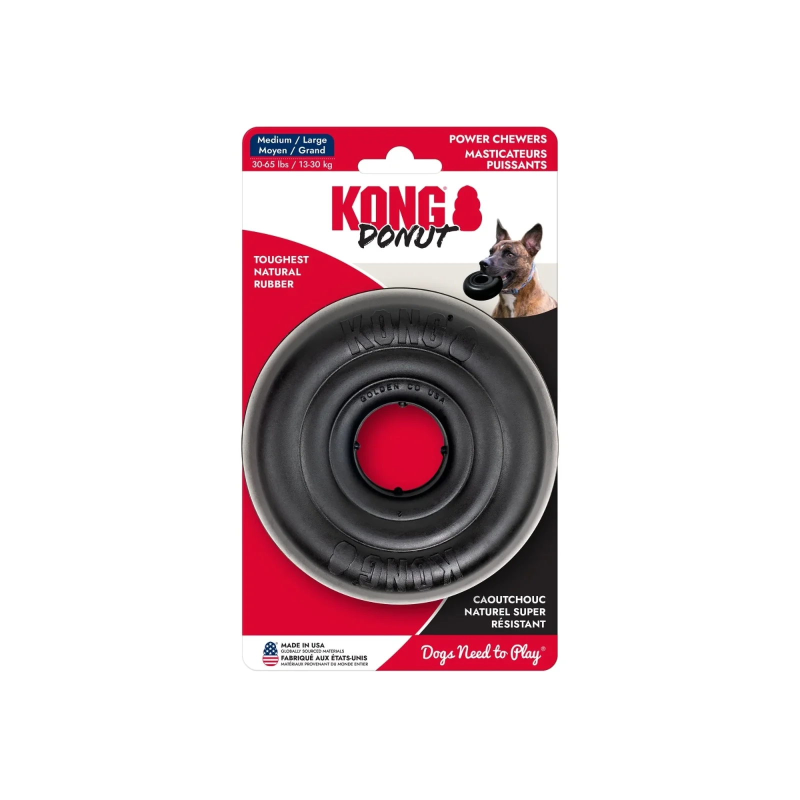 KONG Extreme Donut Dog Toy Medium/Large