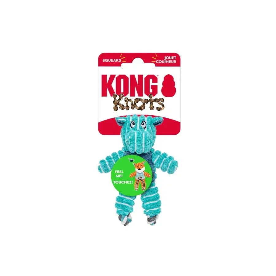 Kong® Floppy Knots Hippo Dog Toy All Size for Dogs