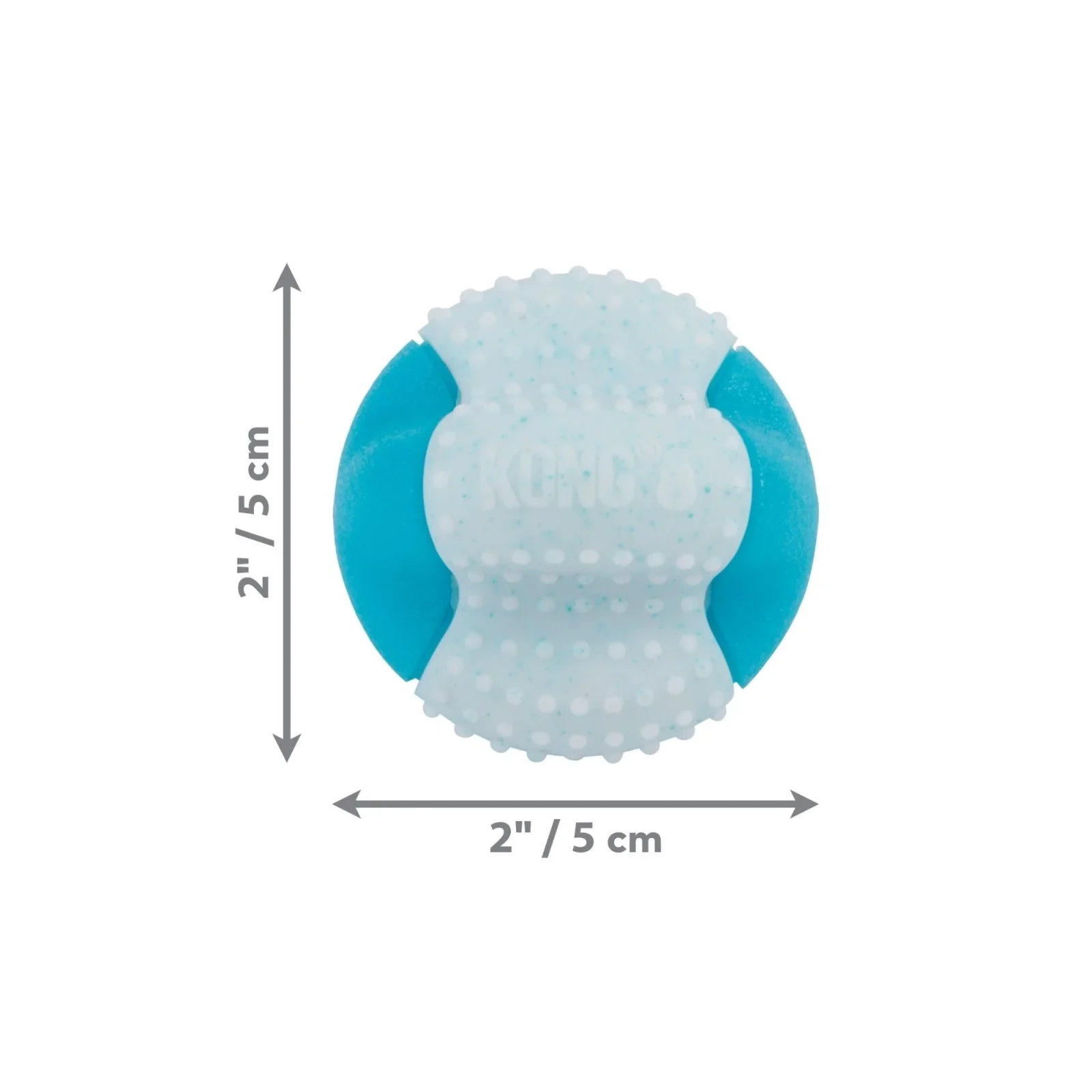 KONG Groomz Dental Ball Dog Toy X-Small/Small - Image 2