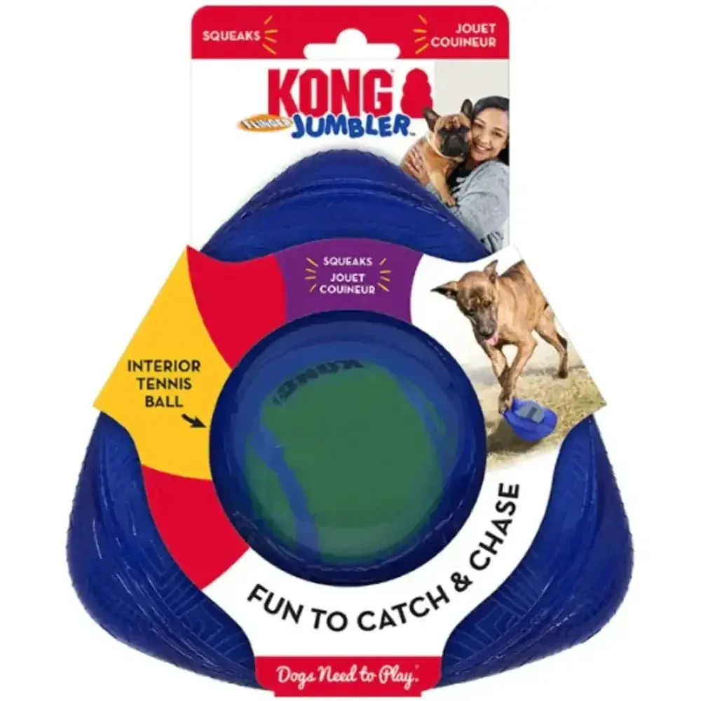 KONG Jumbler Flinger Dog Toy Assorted