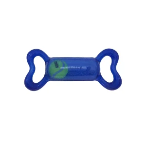 KONG Jumbler Tug Bone Dog Toy Color Varies