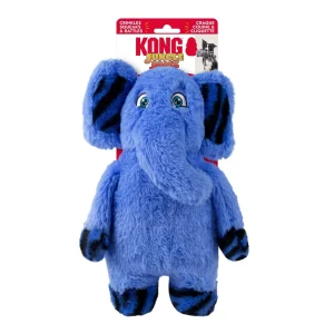 KONG Jungle Jamz Elephant Dog Toy, Blue, One Size