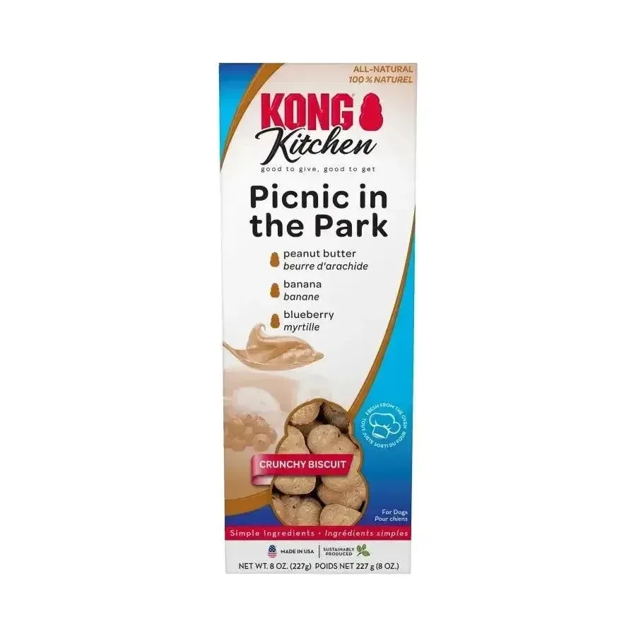 KONG Kitchen Crunchy Biscuit Dog Treats 8 oz
