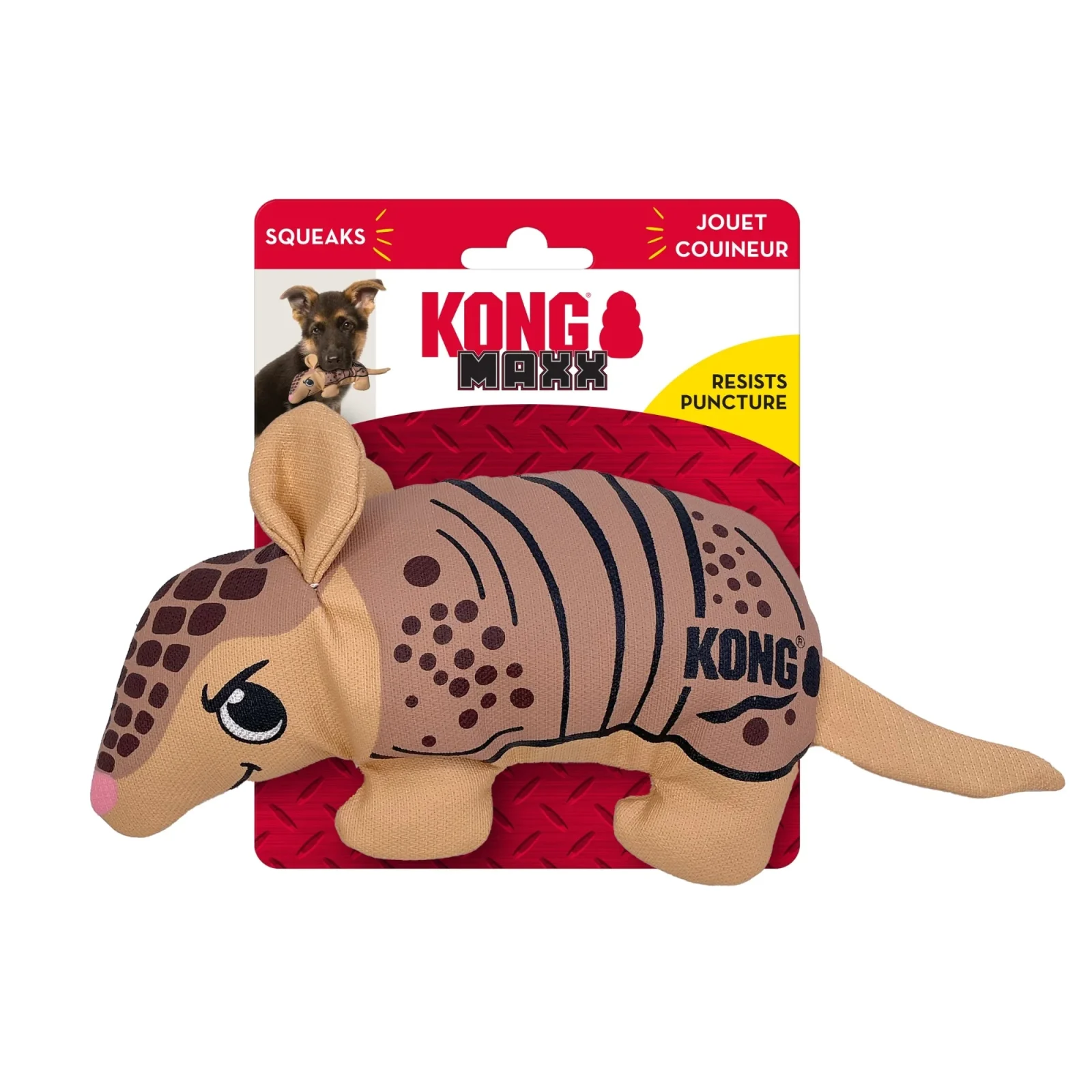 KONG Maxx Armadillo Dog Toy Small