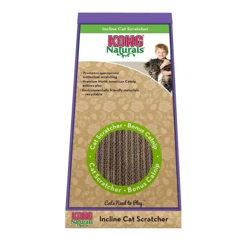 Kong Naturals Incline Cat Scratcher - Eco-Friendly Cat Scratching Solution