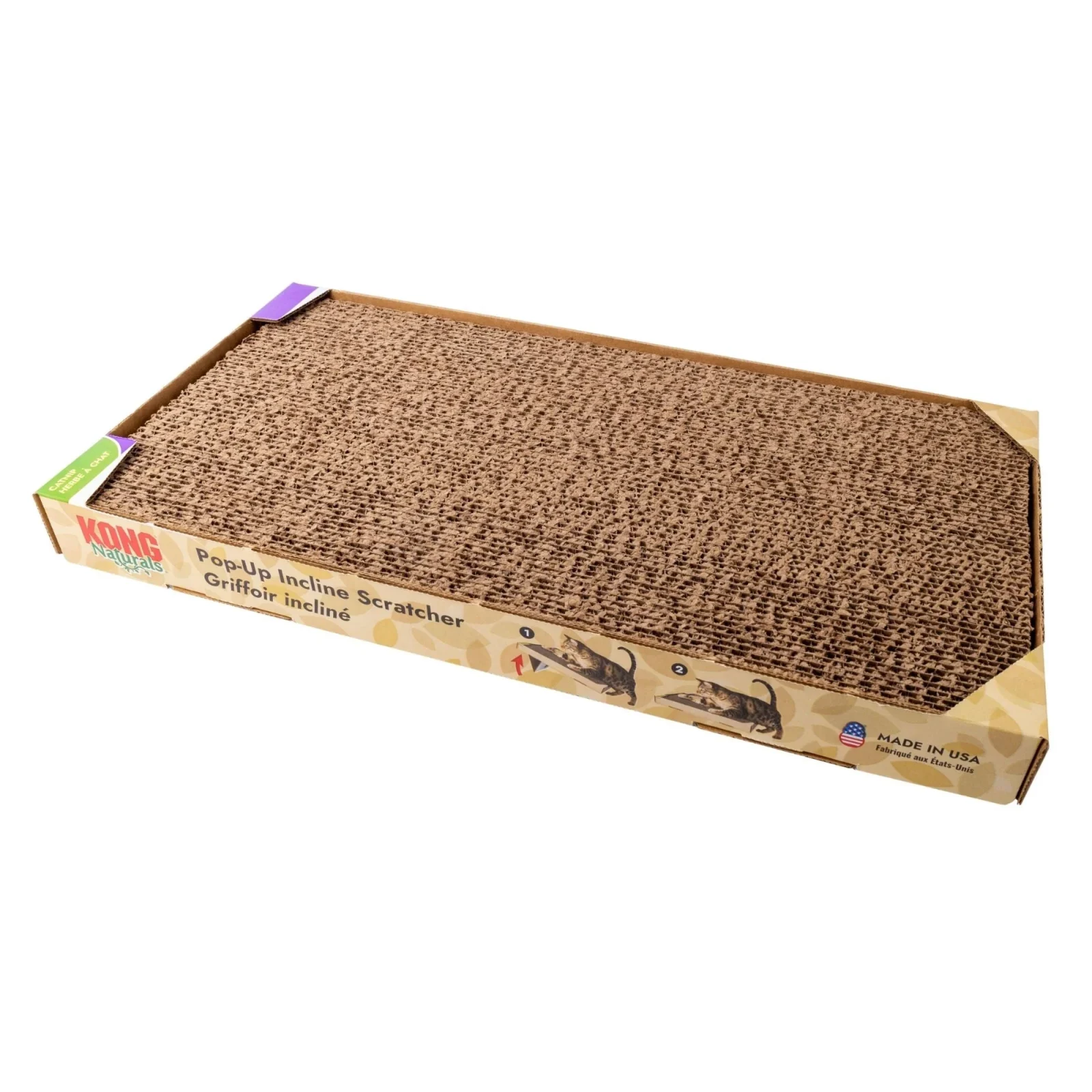 KONG Naturals Pop Up Incline Cat Scratcher, One Size - Image 2