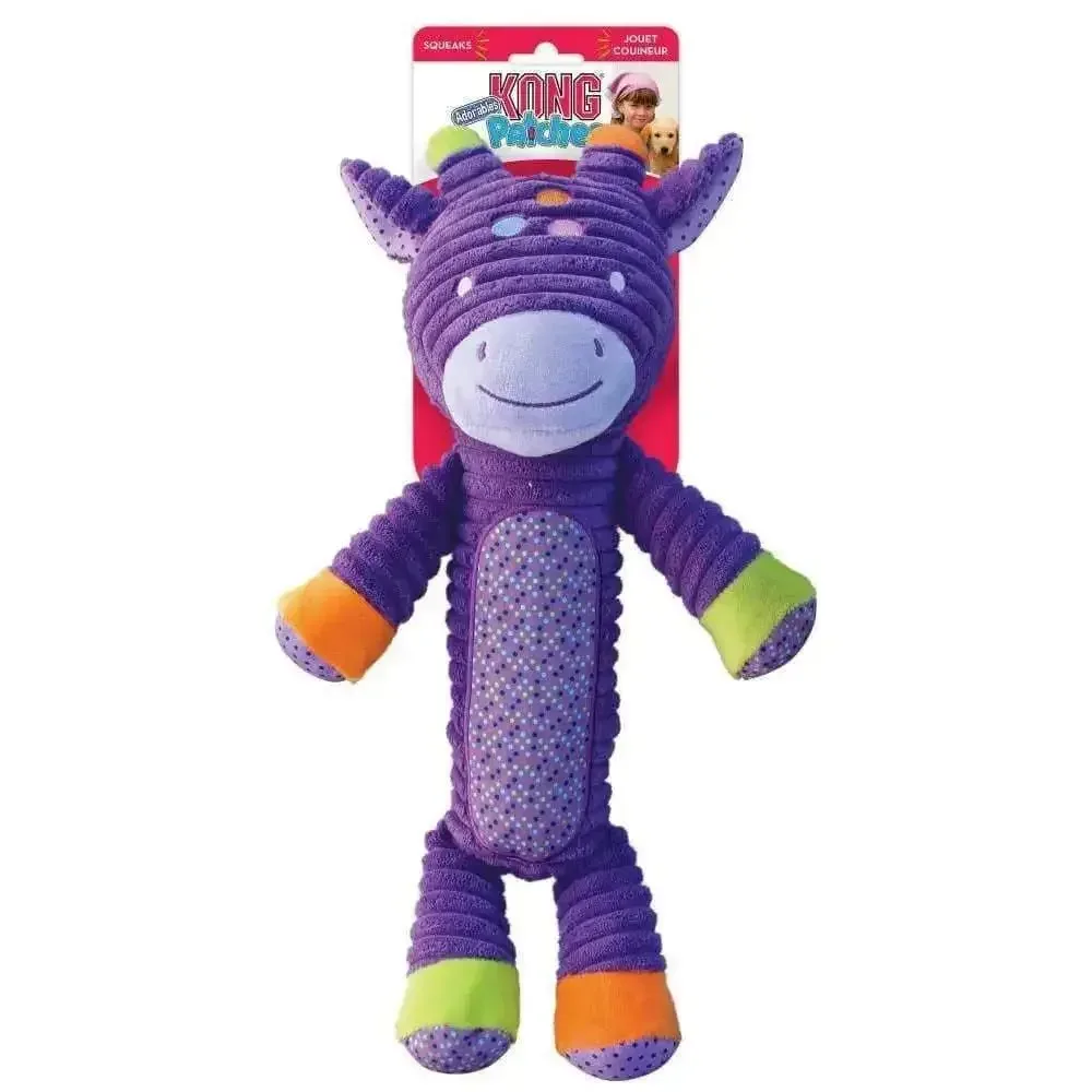 Kong® Patches Adorables Giraffe Dog Toys Purple Extra Large