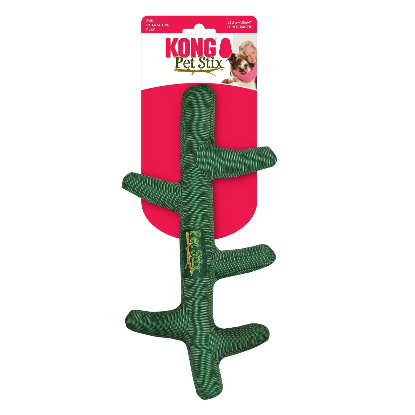 KONG Pet Stix Dog Toy Assorted Colors Medium