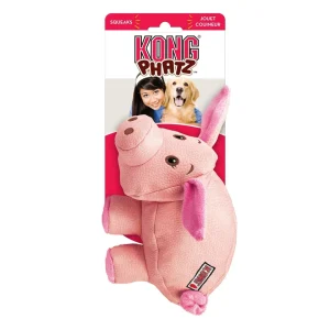 KONG Phatz Dog Toy Pig Medium