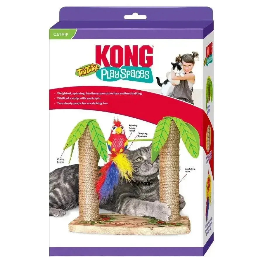 KONG Play Spaces Tiki Twirl Cat Toy