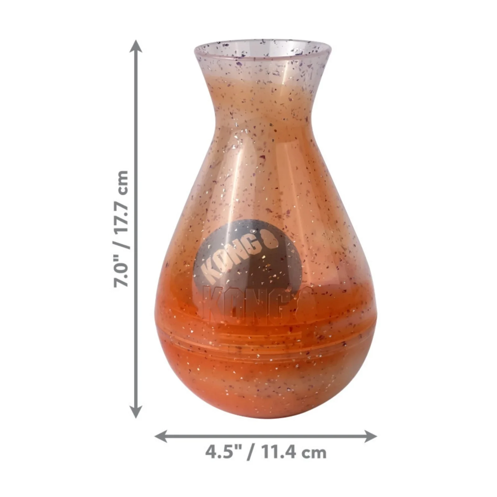 KONG Rewards Tipsy Treat Dispenser Dog Toy Small - Image 2
