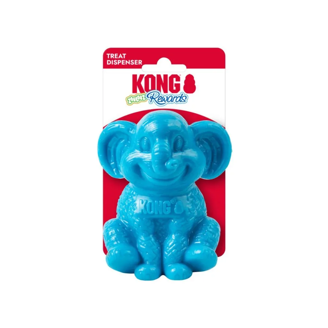 KONG Rewards Zoolooz Elephant Dog Toy Medium
