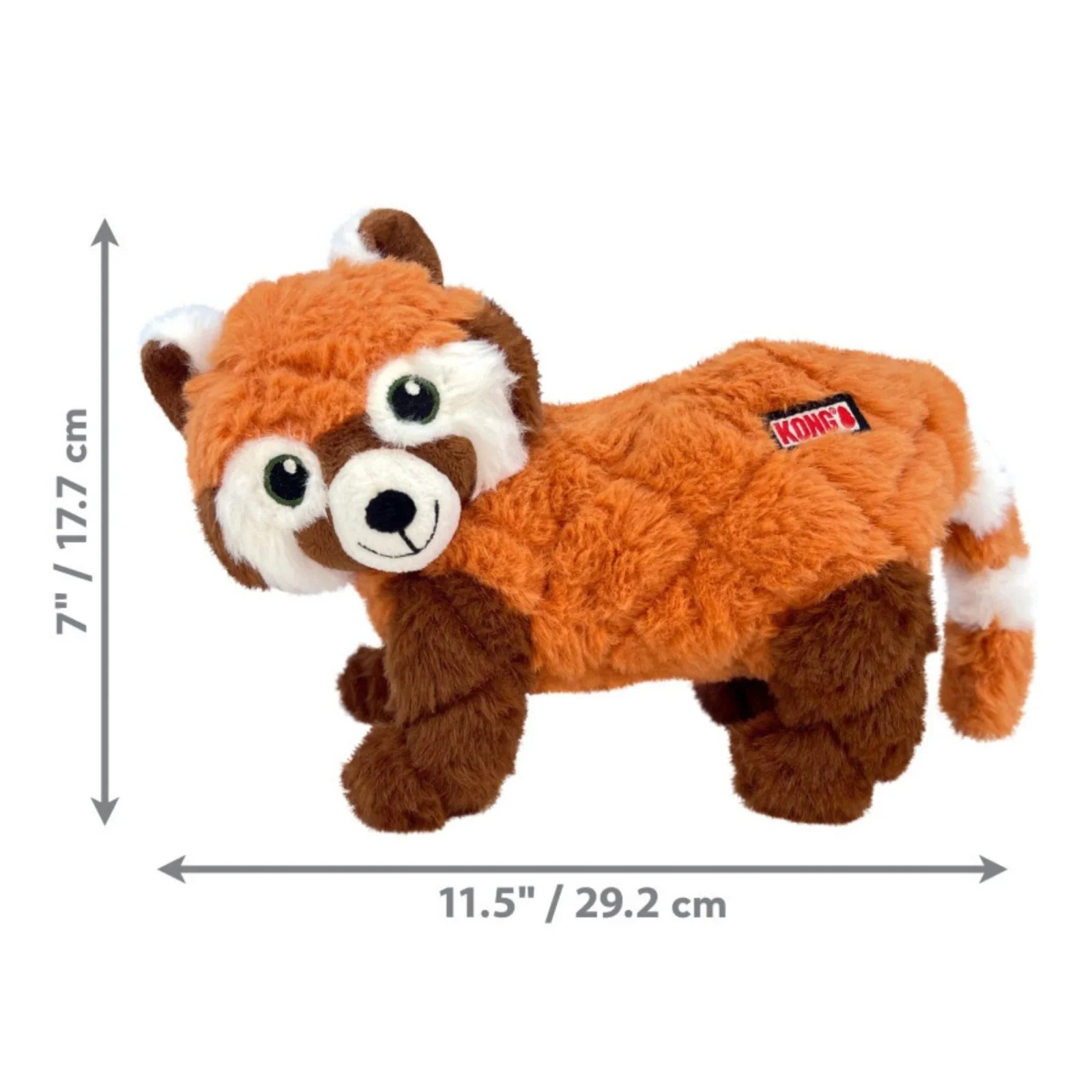 KONG Scampers Red Panda Dog Toy Medium - Image 2