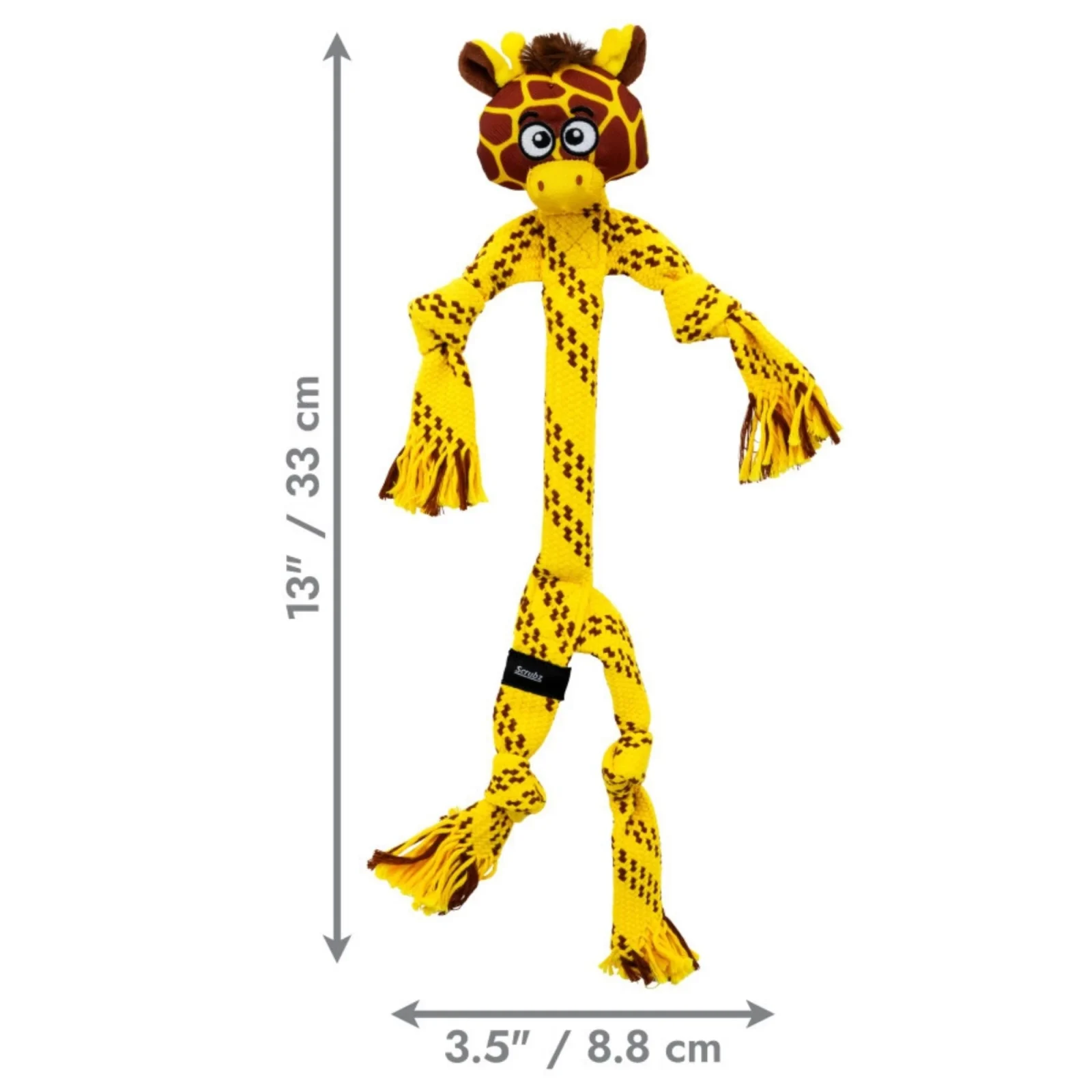 KONG Scrubz Safari Giraffe Dog Toy Medium - Image 2