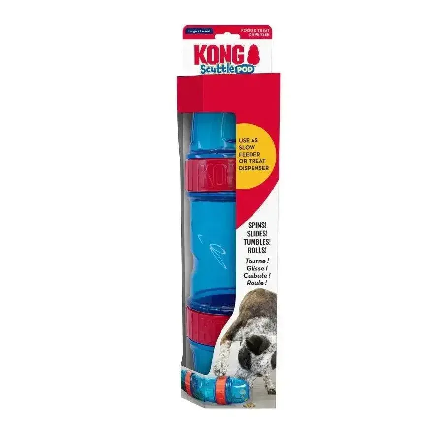 KONG Scuttle Pod Treat Dispenser Dog Toy