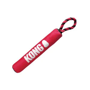 KONG® Signature Stick with Rope Squeaker Dog Toy