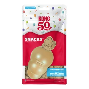 KONG Snacks 50 Year Anniversary Dog Treat Birthday Cake Large